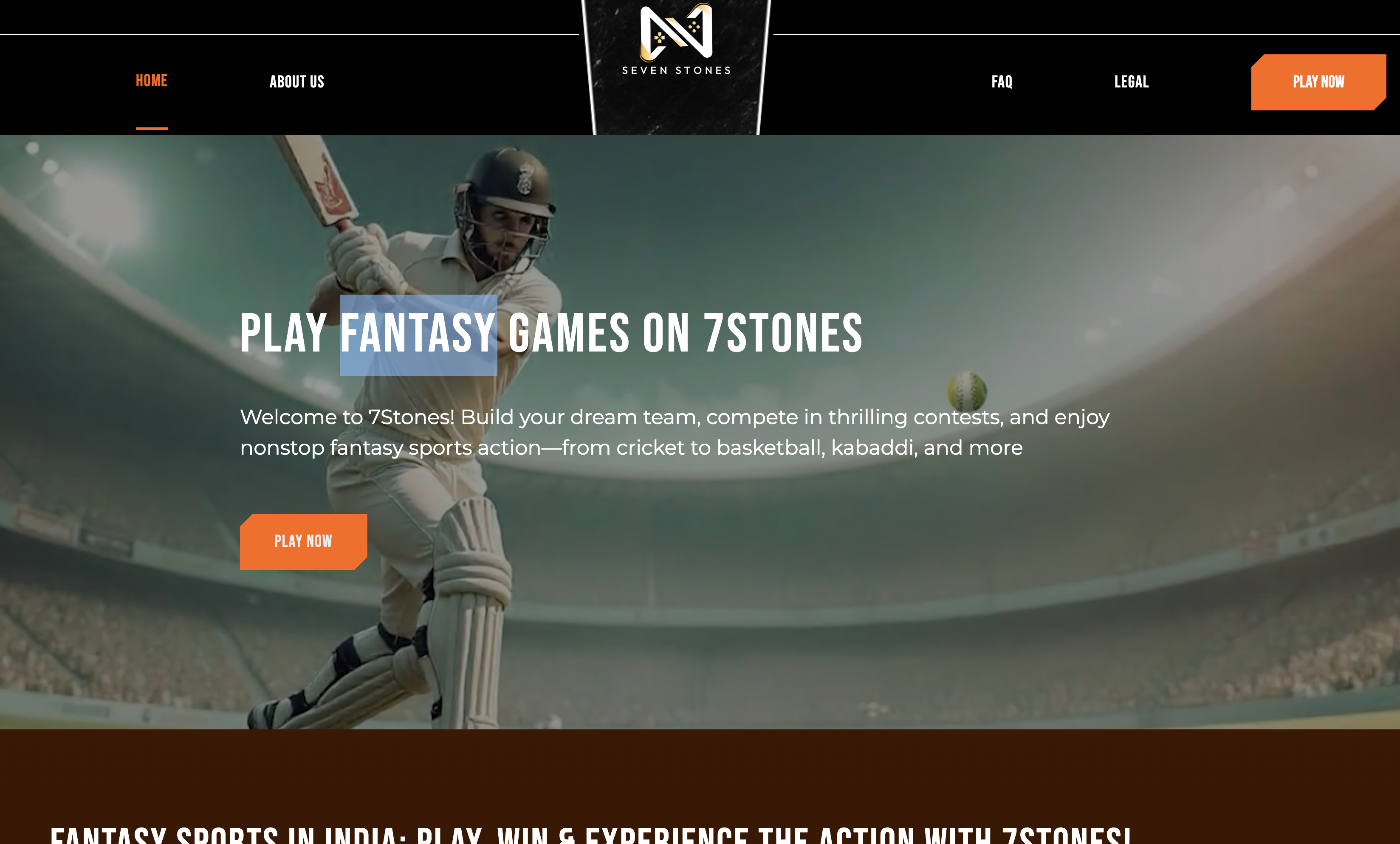 7stones Fantasy Game